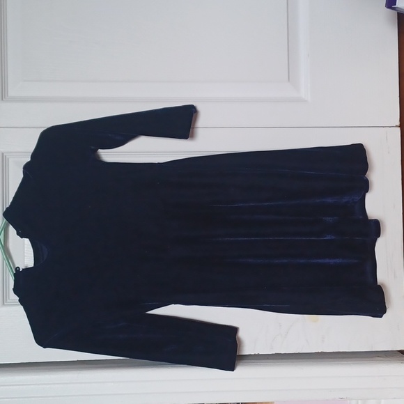 Size 7-8 Dark Blue Dress - Picture 2 of 2